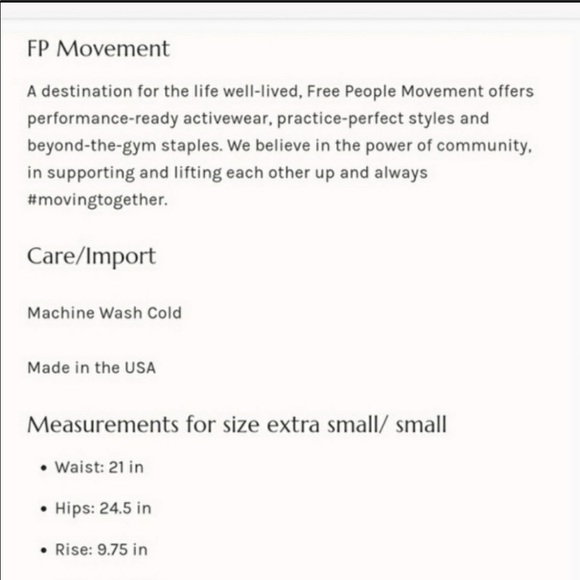 Free People Movement Good Karma/Shanti capris - Picture 13 of 15